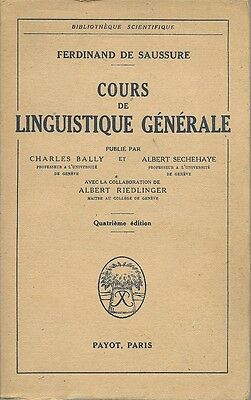 Curso de Linguística Geral (1916), de Ferdinand de Saussure