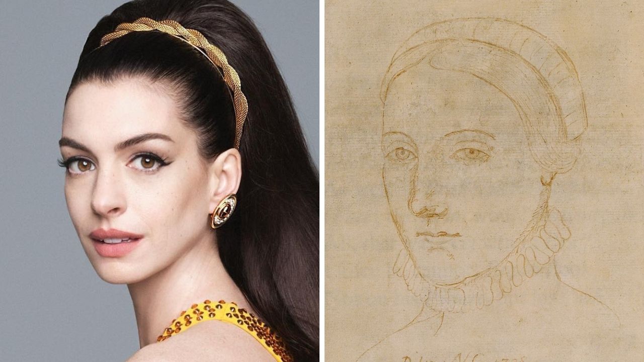 A atriz Anne Hathaway e a esposa de Shakespeare, também chamada Anne Hathaway