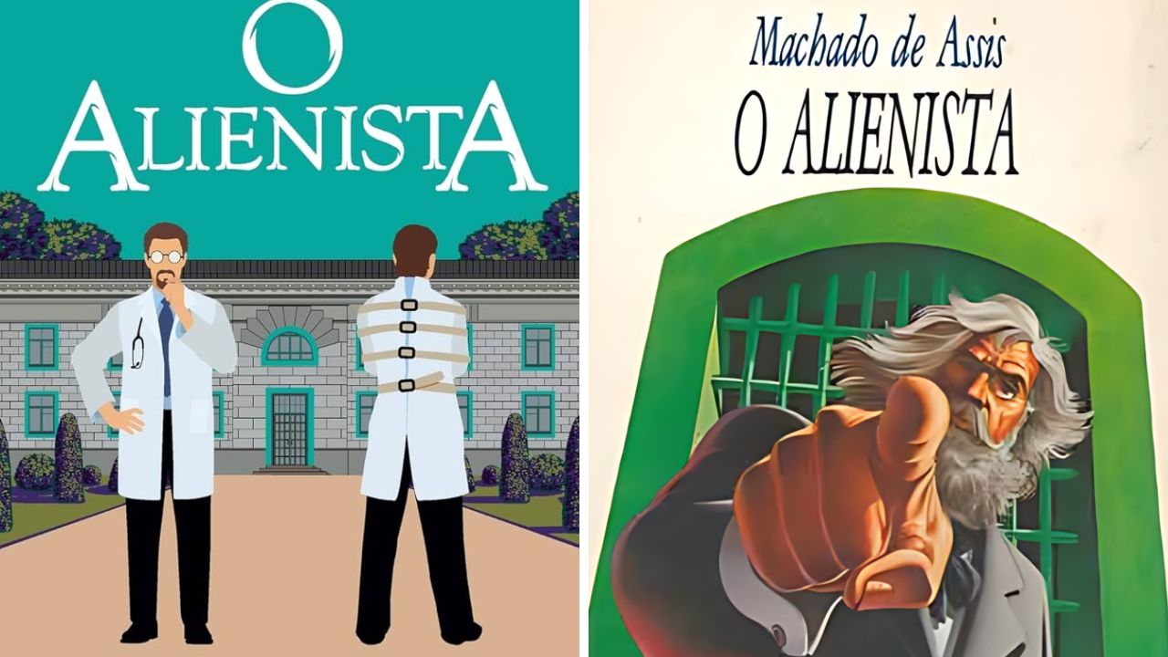 capas do livro o alienista, machado de assis