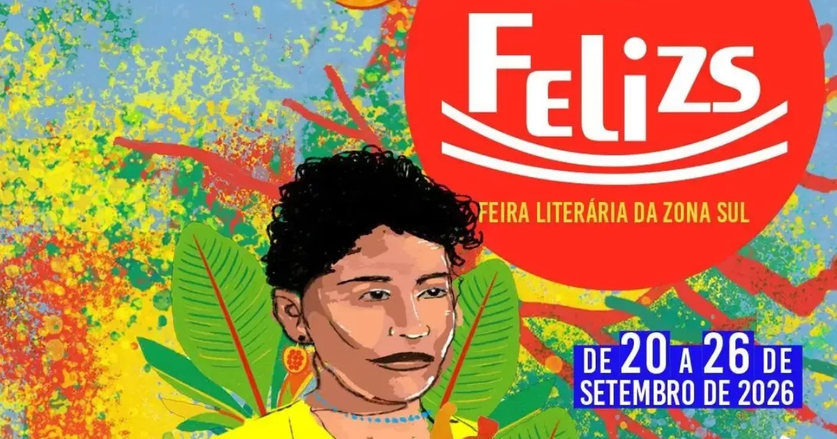 Arte de divulgação da Felizs 2026 com tema "Tornar-se Selvagem - outras poéticas para confluir"