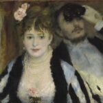 Pintura "Camarote" (La Loge), de Pierre-Auguste Renoir. Ilustrando o poema "No Camarote", de Castro Alves.