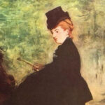 Pintura "Horsewoman", de Edouard Manet. Ilustrando o poema "Ooup d'Etrier", de Castro Alves.