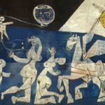 Pintura La Paix, de Pablo Picasso. Ilustrando o poema Ano Bom, de Auta de Souza.