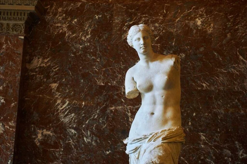 "A Vênus de Milo", de Alexandros de Antioquia. Ilustrando o poema Tríplice Diadema, de Castro Alves