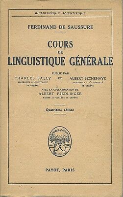 Curso de Linguística Geral (1916), de Ferdinand de Saussure