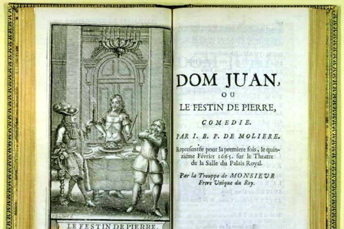 Edição de 1682 de Don Juan ou Le Festin de Pierre, de Molière
