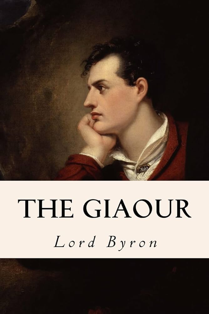 Capa de The Giaour, de Lord Byron