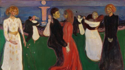 Pintura "A Dança da Vida", de Edvard Munch