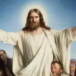 Pintura Cristo Consolador, de Carl Bloch. Ilustrando o poema "Alma Querida", de Auta de Souza